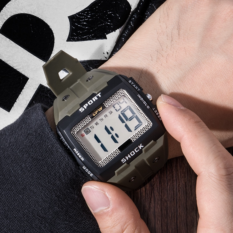 Relógio Masculino Militar Raptor Sport Shock