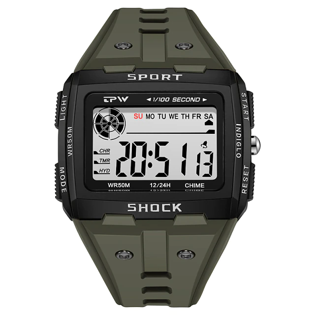 Relógio Masculino Militar Raptor Sport Shock