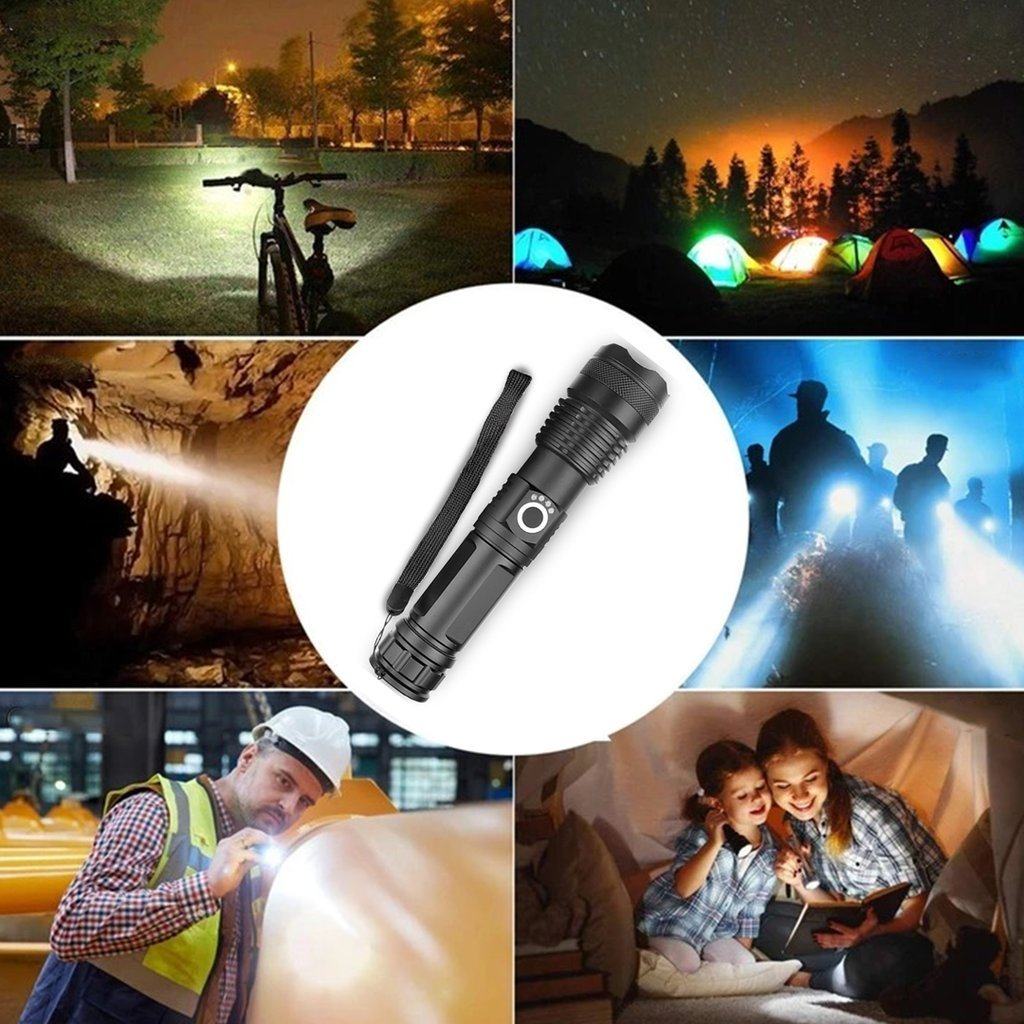 American Tactical Flashlight - Super Zoom